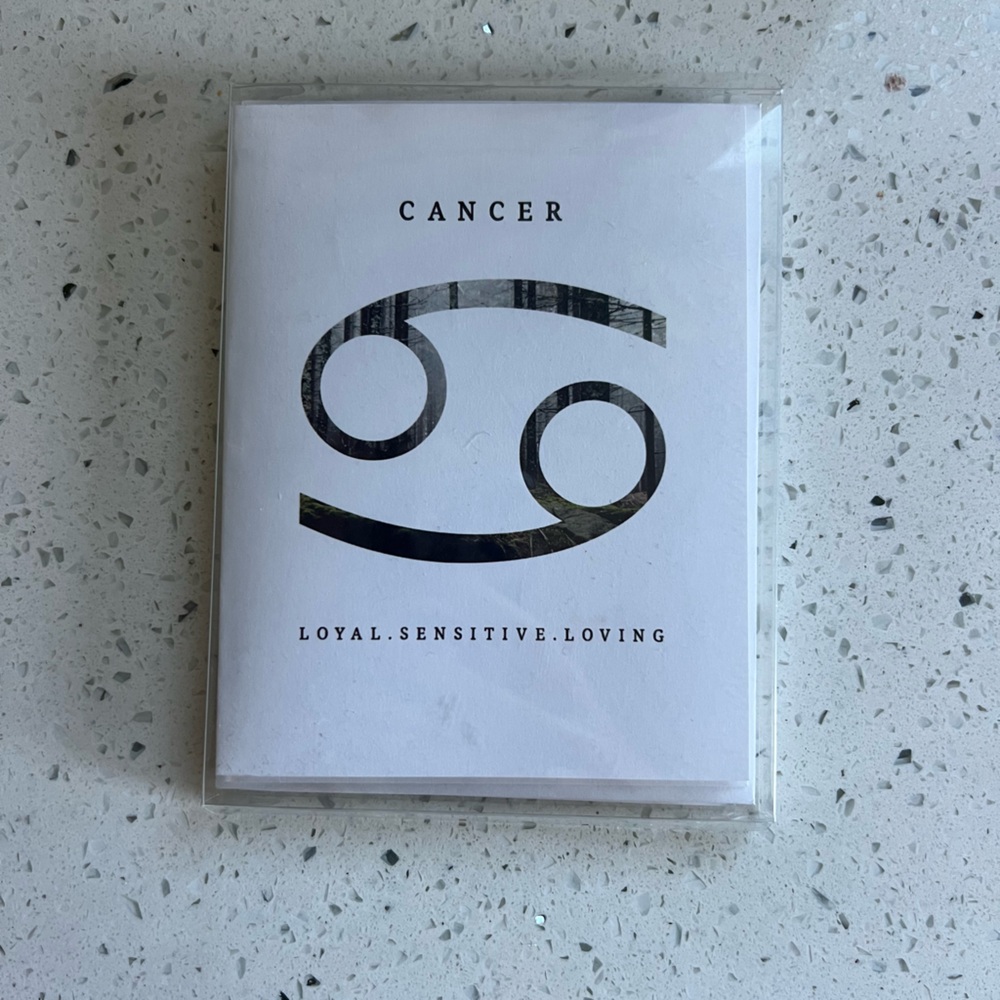 Pack of 3 Cancer Zodiac Cards